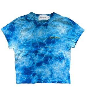 Talentless Blue Tie-Dye Baby Tee